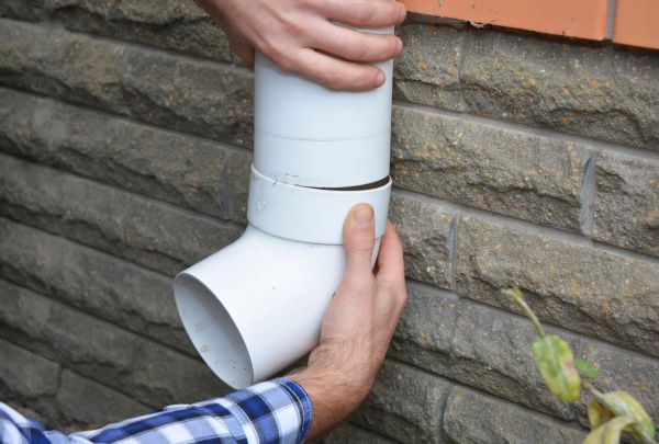 Drainage Downspout Repair in Lilburn