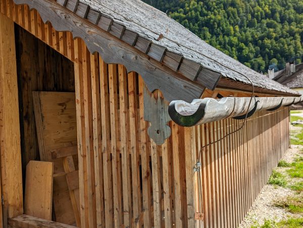 Wood Gutter Installation in Lilburn