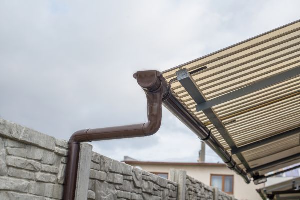 Plastic Downspout Installation in Lilburn